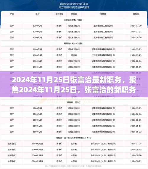 张富治新职务揭晓，未来展望与影响分析，聚焦2024年11月25日