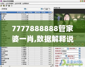 7777888888管家婆一肖,数据解释说明规划_娱乐版SMZ9.97