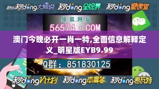 澳门今晚必开一肖一特,全面信息解释定义_明星版EYB9.99