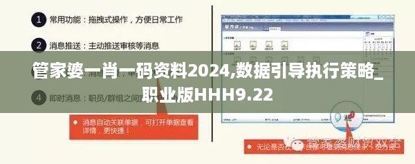 管家婆一肖一码资料2024,数据引导执行策略_职业版HHH9.22