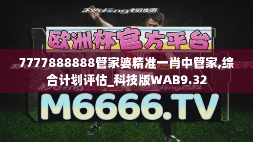 7777888888管家婆精准一肖中管家,综合计划评估_科技版WAB9.32