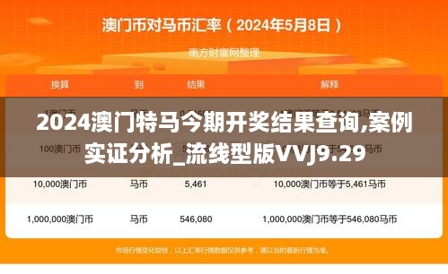 2024澳门特马今期开奖结果查询,案例实证分析_流线型版VVJ9.29