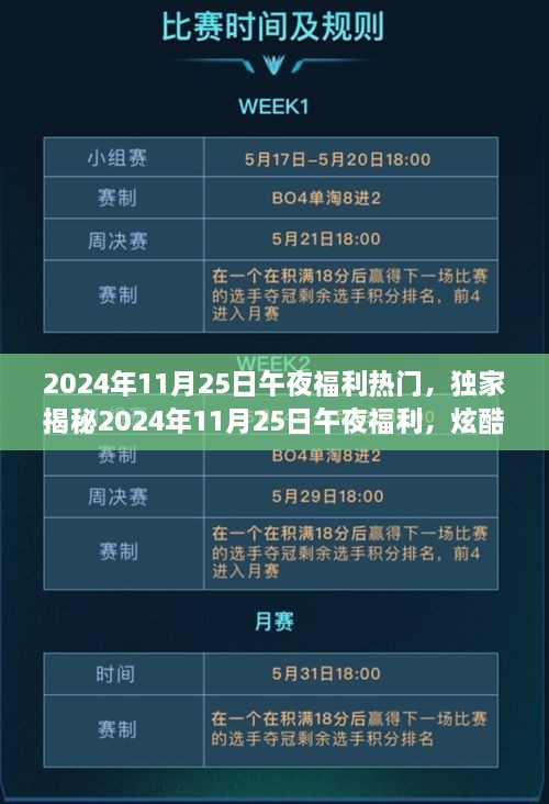 独家揭秘，2024年午夜福利盛典，炫酷高科技产品震撼登场！