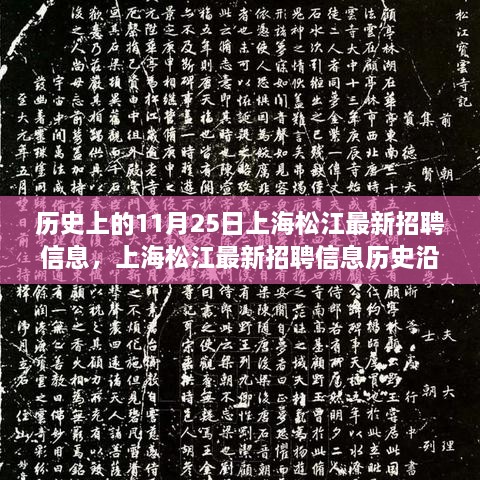 上海松江最新招聘信息历史沿革详解与求职攻略及步骤指南