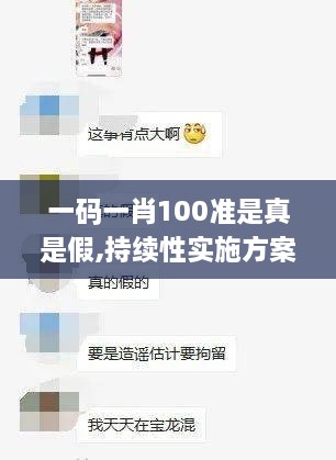 一码一肖100准是真是假,持续性实施方案_潮流版TAO7.29