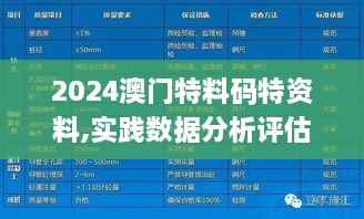 2024澳门特料码特资料,实践数据分析评估_动感版LKB7.36