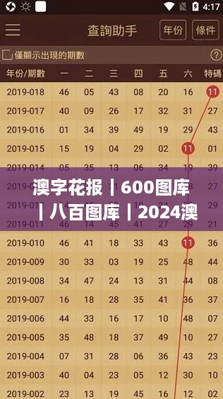 澳字花报｜600图库｜八百图库｜2024澳门资料库｜澳门今晚必中一肖一码｜永久免费资,全身心解答具体_瞬间版IEL7.19