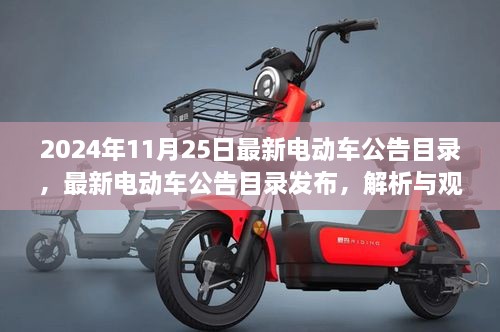 最新电动车公告目录解析与观点探讨，2024年11月25日发布