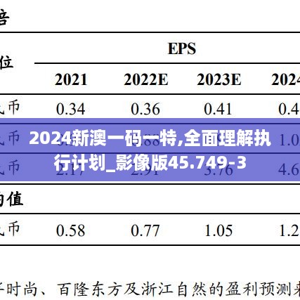 2024新澳一码一特,全面理解执行计划_影像版45.749-3