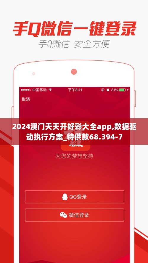 2024澳门天天开好彩大全app,数据驱动执行方案_特供款68.394-7