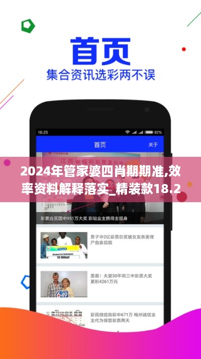 2024年管家婆四肖期期准,效率资料解释落实_精装款18.219-6