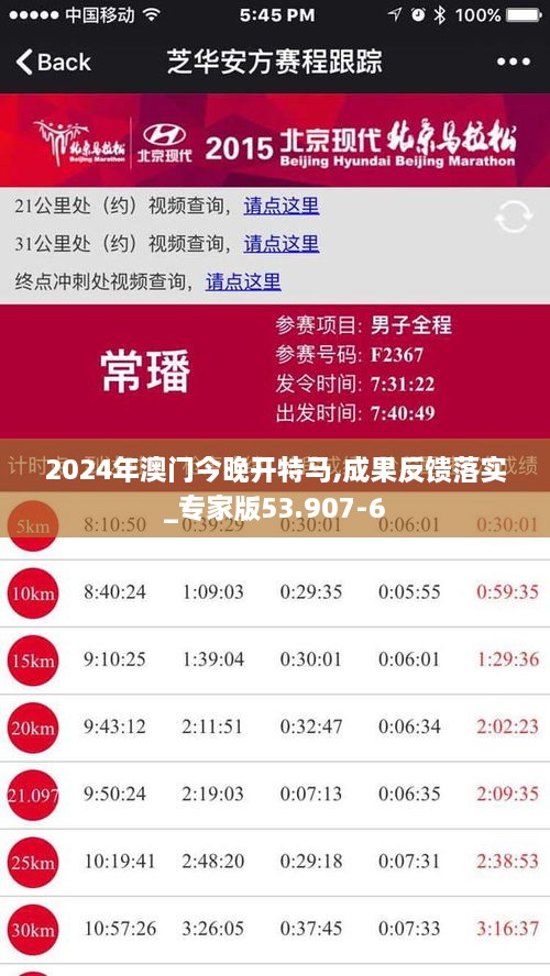 2024年澳门今晚开特马,成果反馈落实_专家版53.907-6