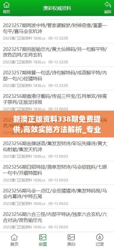 新澳正版资料338期免费提供,高效实施方法解析_专业版5.476-9