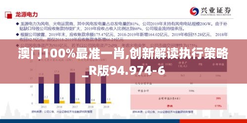 澳门100%最准一肖,创新解读执行策略_R版94.974-6