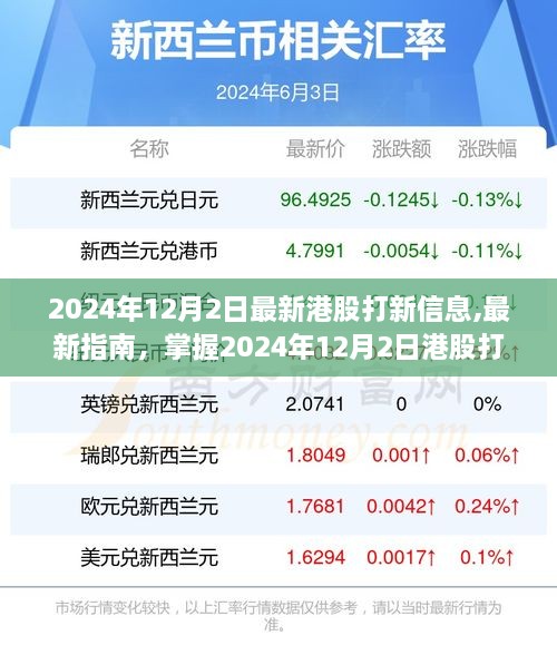 2024年12月2日港股打新信息全解析，最新指南与流程步骤