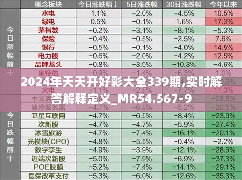 2024年天天开好彩大全339期,实时解答解释定义_MR54.567-9