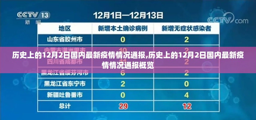 历史上的12月2日国内最新疫情通报概览与最新动态分析