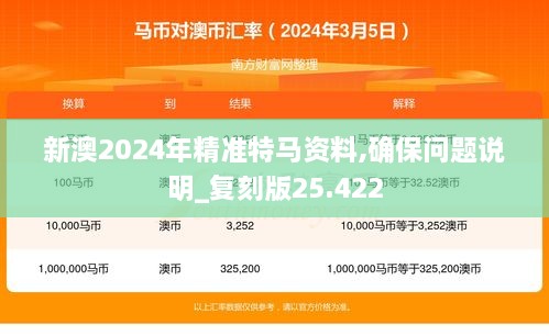 新澳2024年精准特马资料,确保问题说明_复刻版25.422