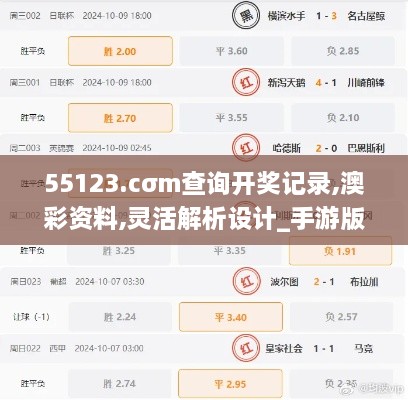 55123.cσm查询开奖记录,澳彩资料,灵活解析设计_手游版17.881