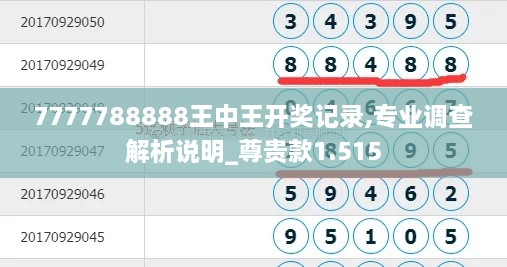7777788888王中王开奖记录,专业调查解析说明_尊贵款1.515