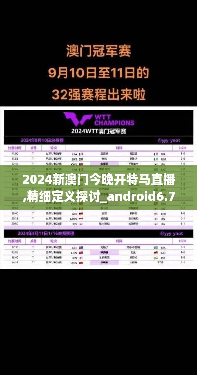 2024新澳门今晚开特马直播,精细定义探讨_android6.780