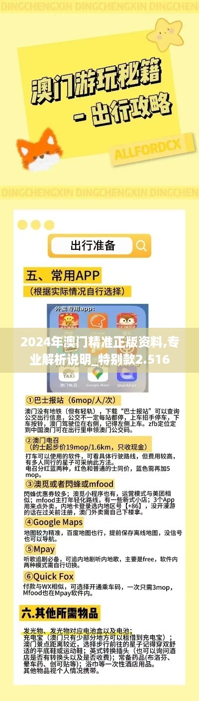 2024年澳门精准正版资料,专业解析说明_特别款2.516