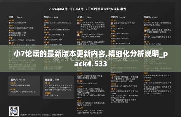 小7论坛的最新版本更新内容,精细化分析说明_pack4.533