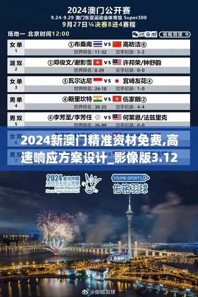 2024新澳门精准资材免费,高速响应方案设计_影像版3.126