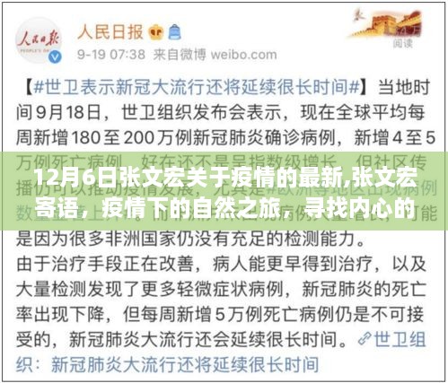 张文宏最新寄语，疫情下的自然之旅，寻找内心的宁静与微笑的力量