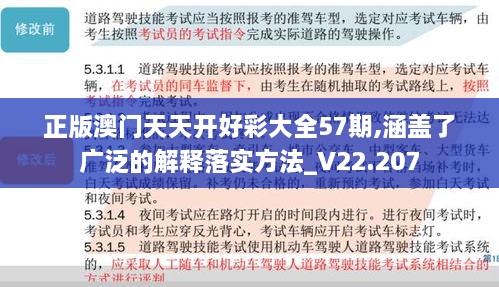 正版澳门天天开好彩大全57期,涵盖了广泛的解释落实方法_V22.207