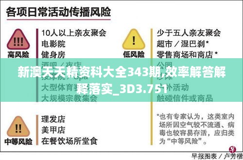 新澳天天精资科大全343期,效率解答解释落实_3D3.751