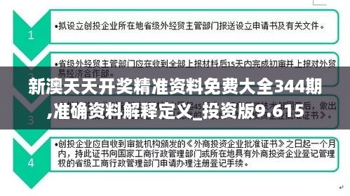 新澳天天开奖精准资料免费大全344期,准确资料解释定义_投资版9.615