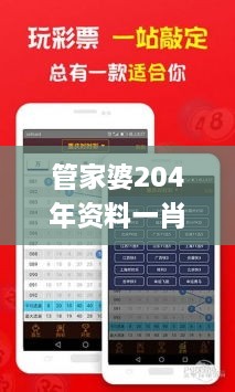 管家婆204年资料一肖,实证解读说明_XP1.825