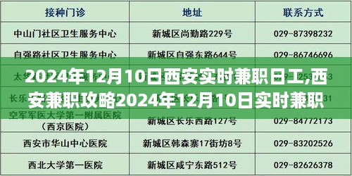 西安兼职全攻略2024年12月10日实时兼职日工指南——适合初学者与进阶者的首选参考