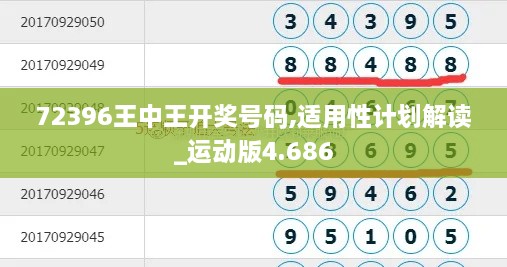 72396王中王开奖号码,适用性计划解读_运动版4.686