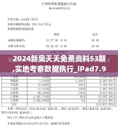 2024新奥天天免费资料53期,实地考察数据执行_iPad7.954