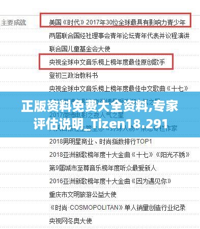 正版资料免费大全资料,专家评估说明_Tizen18.291