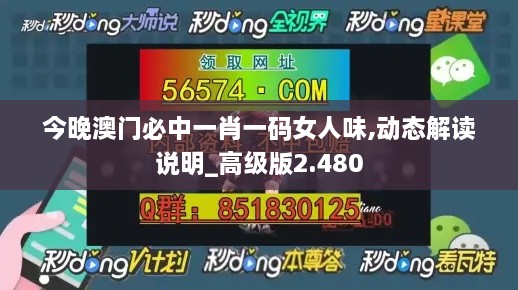 今晚澳门必中一肖一码女人味,动态解读说明_高级版2.480