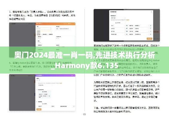 奥门2O24最准一肖一码,先进技术执行分析_Harmony款6.135