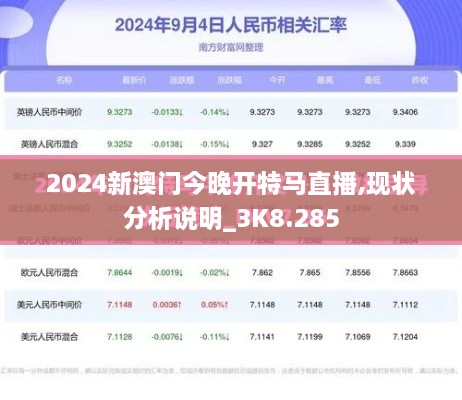 2024新澳门今晚开特马直播,现状分析说明_3K8.285