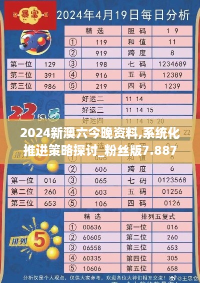 2024新澳六今晚资料,系统化推进策略探讨_粉丝版7.887