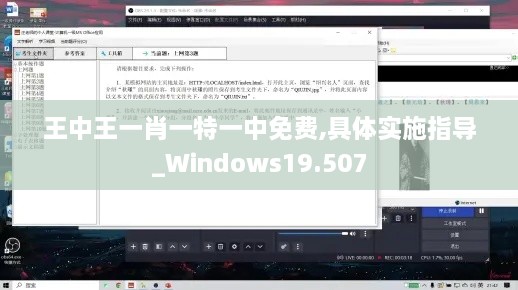 王中王一肖一特一中免费,具体实施指导_Windows19.507