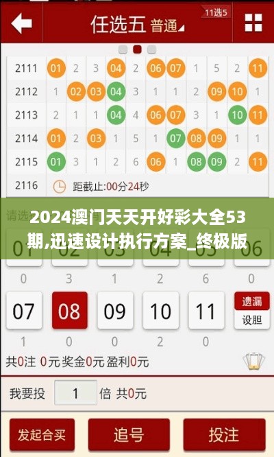 2024澳门天天开好彩大全53期,迅速设计执行方案_终极版8.961