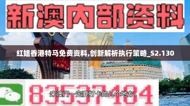 红姐香港特马免费资料,创新解析执行策略_S2.130