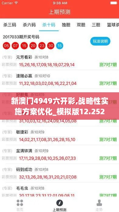 新澳门4949六开彩,战略性实施方案优化_模拟版12.252