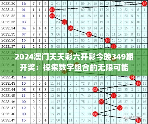 2024澳门天天彩六开彩今晚349期开奖：探索数字组合的无限可能