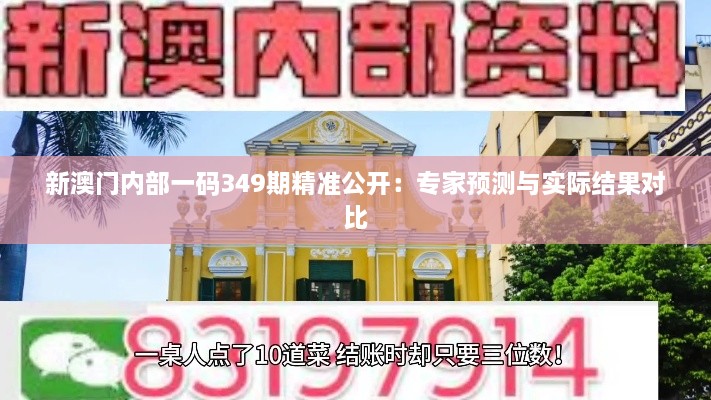 新澳门内部一码349期精准公开：专家预测与实际结果对比