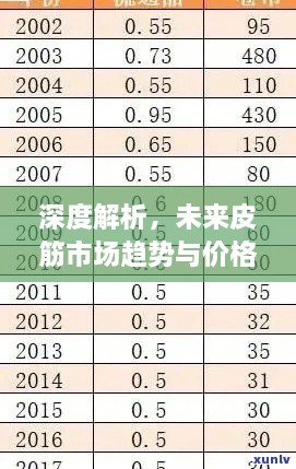 深度解析，未来皮筋市场趋势与价格预测——到2050年皮筋价格走向