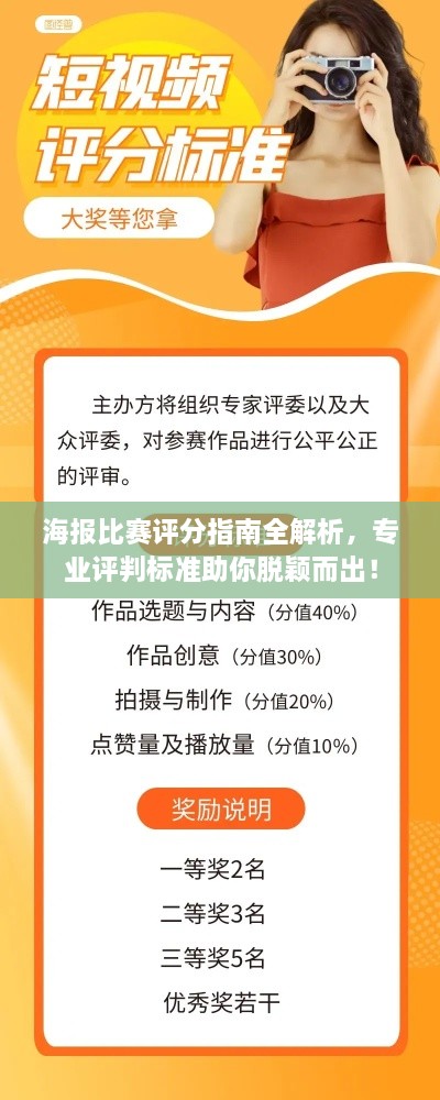 海报比赛评分指南全解析，专业评判标准助你脱颖而出！