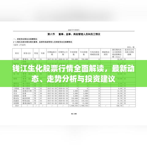 钱江生化股票行情全面解读，最新动态、走势分析与投资建议